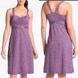 Prana Amaya purple spacedye tank dress